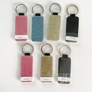 Sublimation blanks glitter keychain